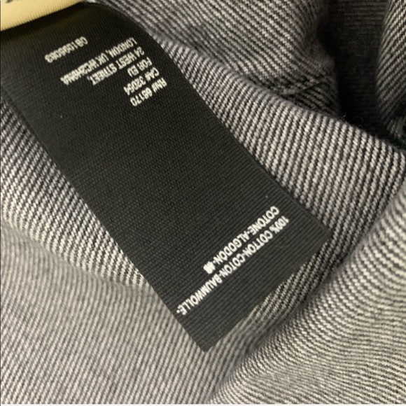 *SOLD* Free People retro denim skirt black 8 29 - Picture 7 of 10